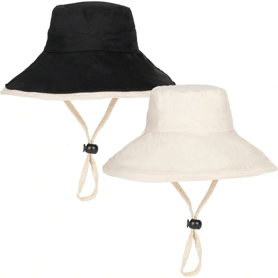 Sun Hat Wide Brim - Womens Reversible Wide Brim Beach Hat
