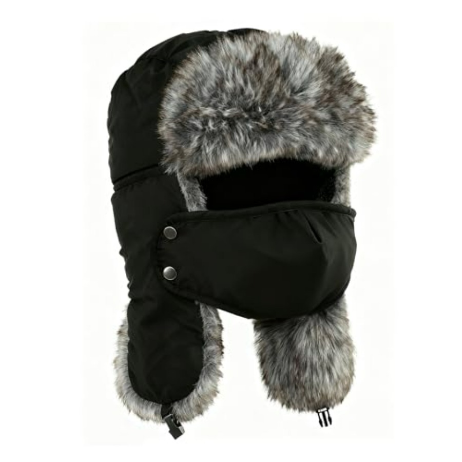 Buauty Fur Trapper Hat for Men - огляд і ціна Trapper Hat Ear Flap