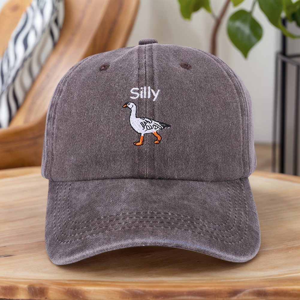 Funny Embroidered Silly Goose  - огляд і ціна Dad Hat Cotton