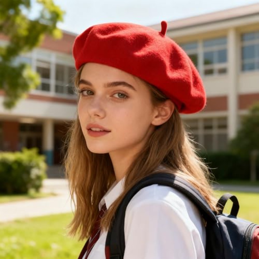 Women Beret Classic French Hat - огляд і ціна Beret French Wool