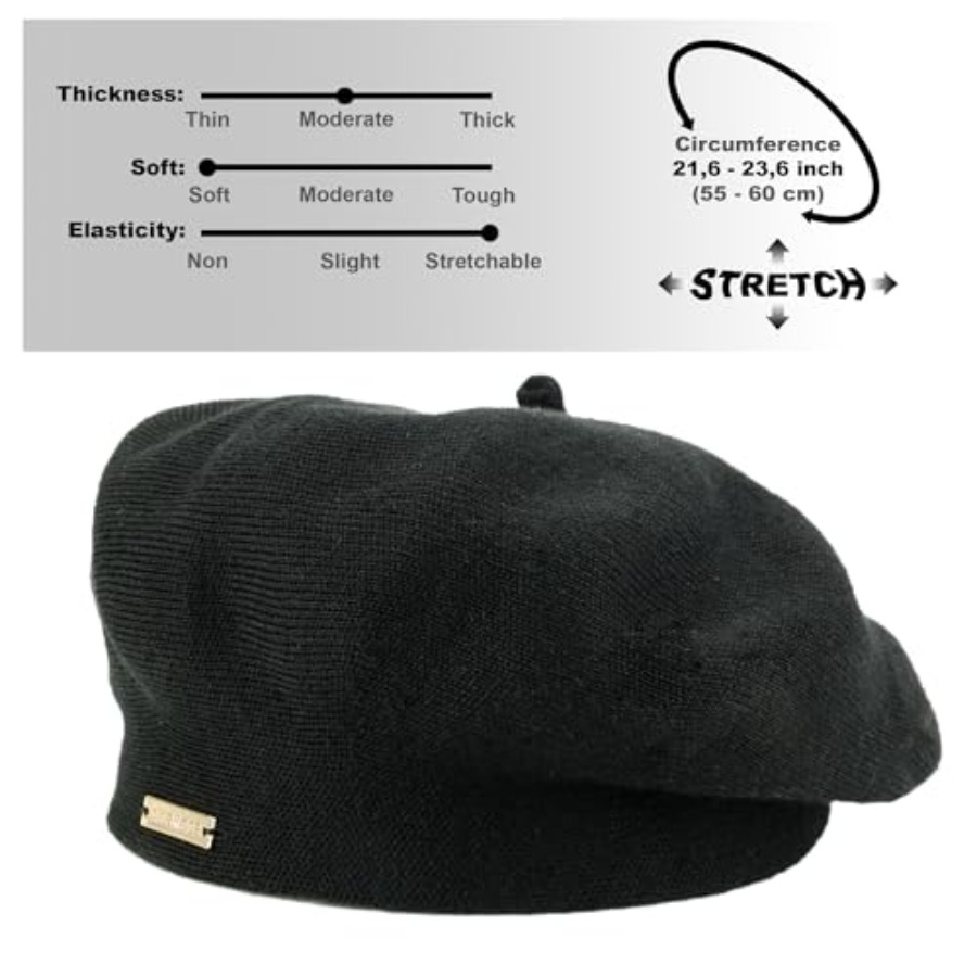 Beret - Warm Lined Wool Angora - огляд і ціна Beret French Wool