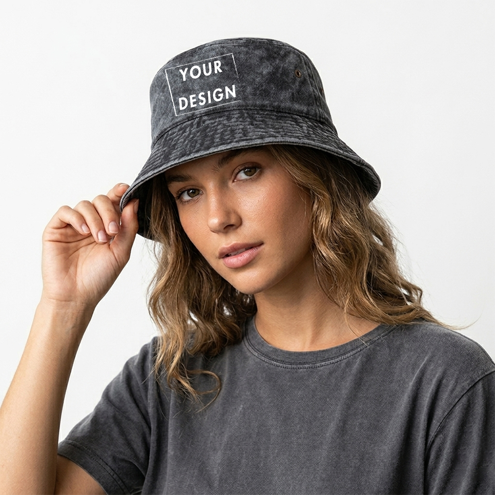 Custom Washed Vintage Bucket H - огляд і ціна Bucket Hat Cotton