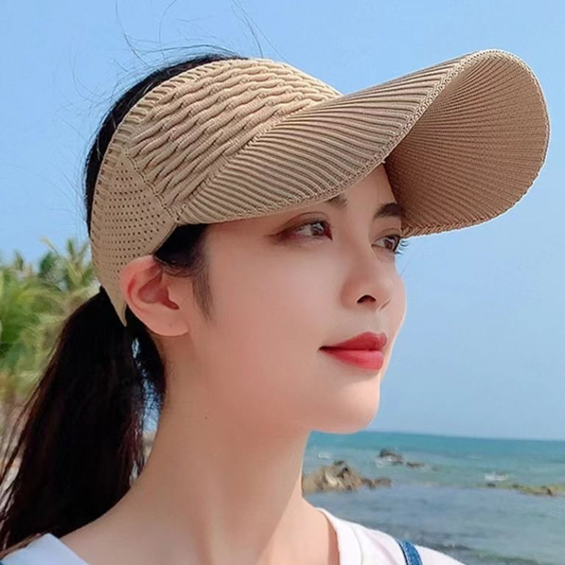 1pcs Women Anti-UV Sun Hats Br - огляд і ціна Visor Sun Hat