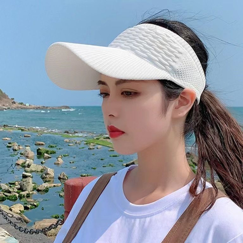 1pcs Women Anti-UV Sun Hats Br - огляд і ціна Visor Sun Hat