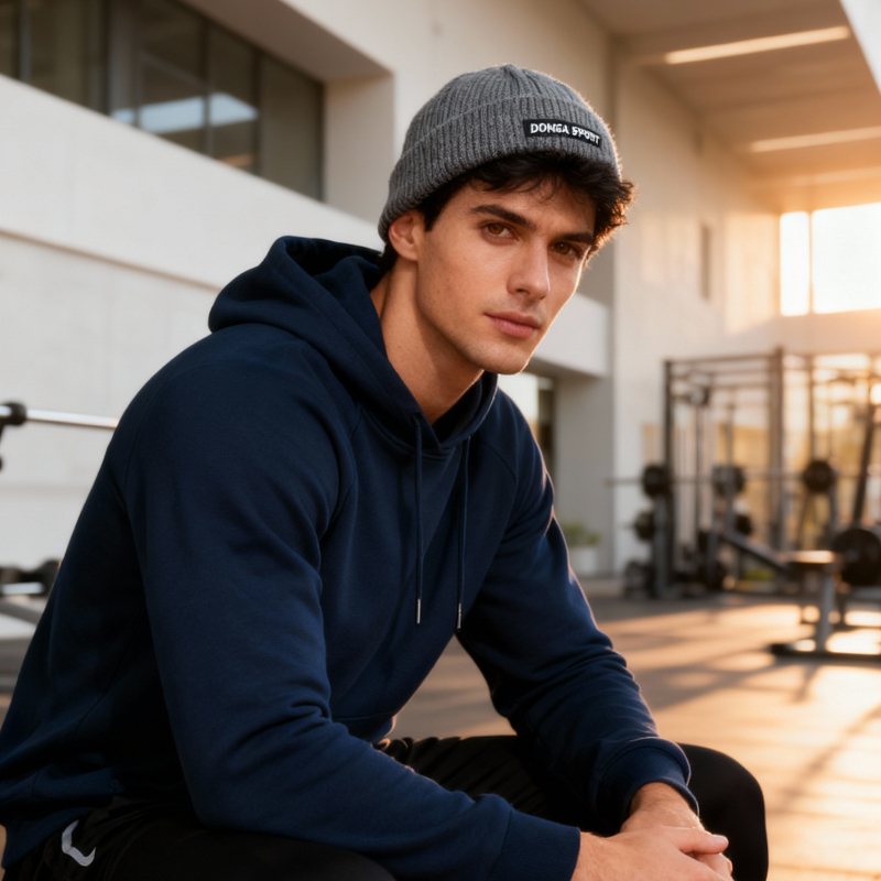 1pc Winter Warm Beanie for Men - огляд і ціна Beanie Cuffed Knit
